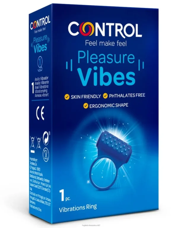 CONTROL VIBES ANELLO VIBRANTE CON PUNTI DI RILIEVO - immagine 2