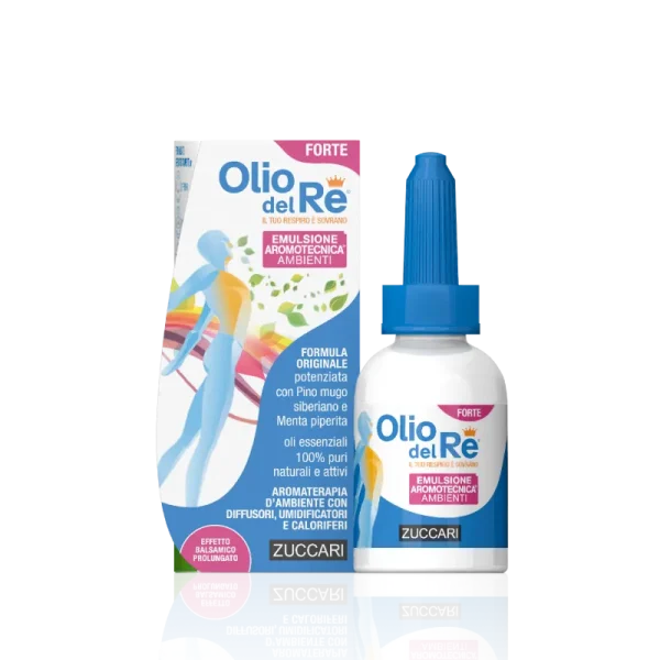 Emulsione Aromotecnica Olio del Re 25 ml, utile per diffusori per aromaterapia, Zuccari.