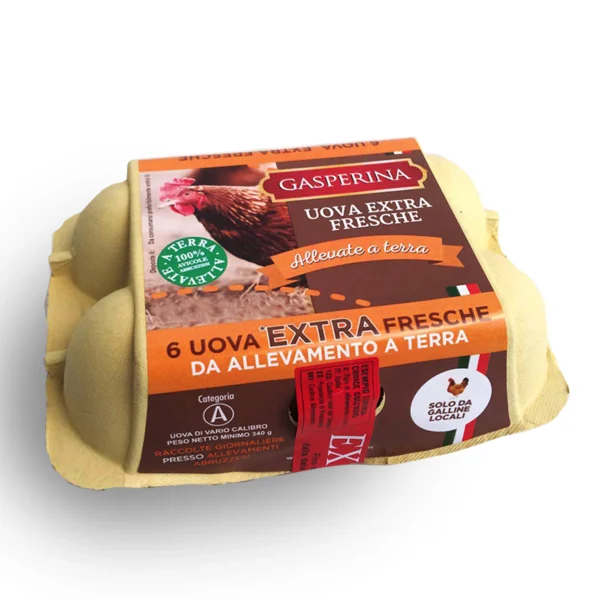 Uova Extra Fresche 100% Abruzzesi (Confezione da 6) GM - immagine 2