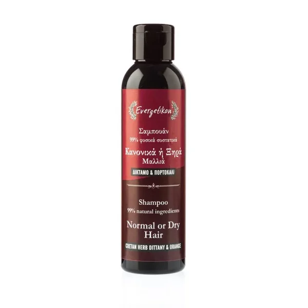 Shampoo per capelli secchi con dittamo e arancia – 150ml