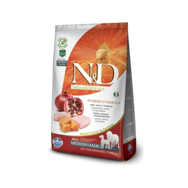 FARMINA- N&D – POLLO e MELOGRANO adult medium-maxi 2,5kg