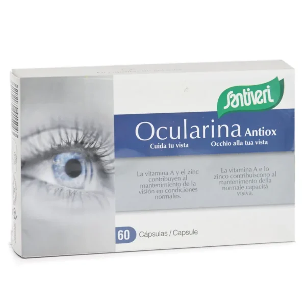 Ocularina 60 caps, utili per il mantenimento della capacità visiva e lo stress degli occhi. Santiveri