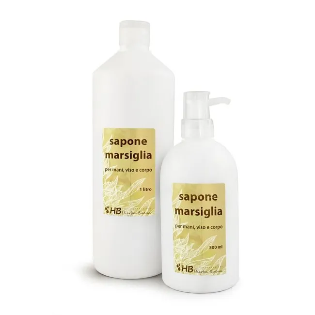 Sapone Marsiglia liquido per viso e corpo 500ml, HB