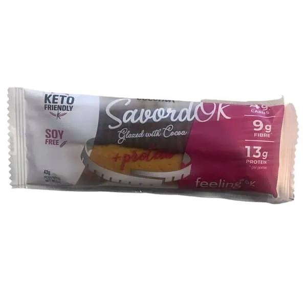 SavoiardOK Glassato al Cacao 43g +protein – Feeling Ok