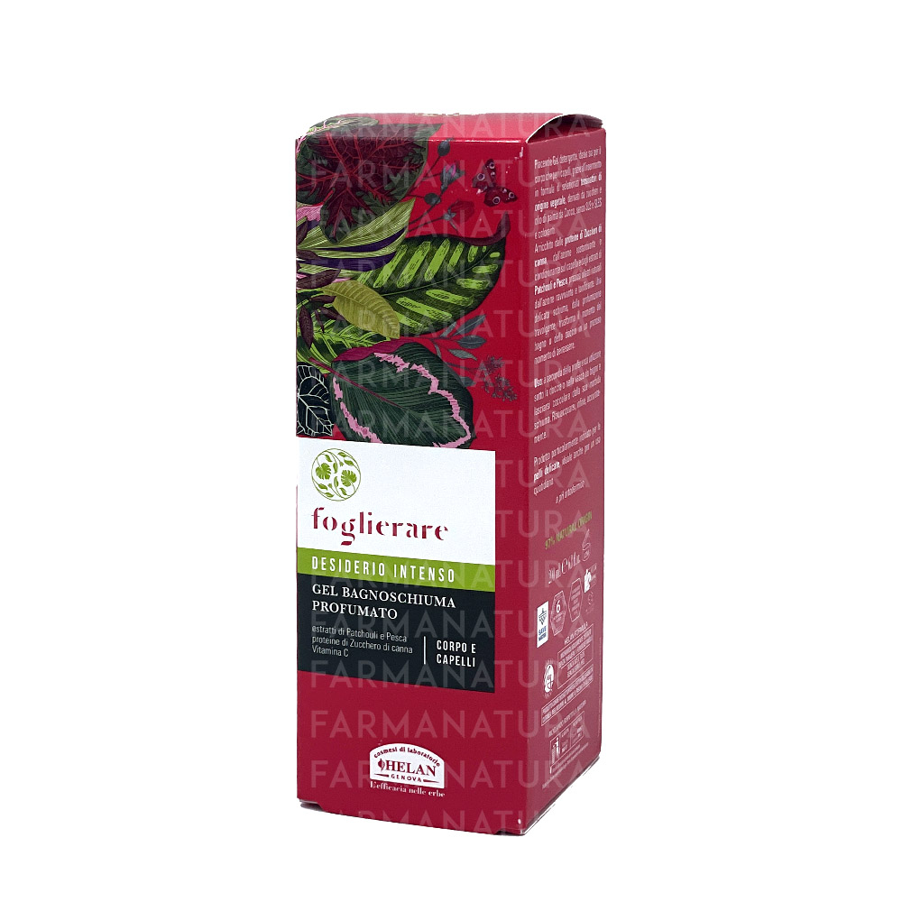 Foglierare Desiderio Intenso Gel Bagnoschiuma 200Ml Helan