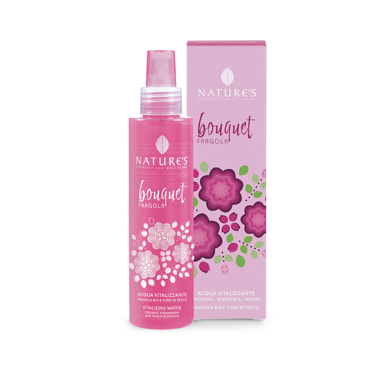 Bouquet Fragola Acqua Vitalizzante 150 Ml Nature’s