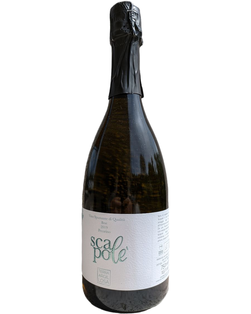Terra Argillosa, Scapole Biologico – 2020 Offida DOCG Pecorino, Brut (Vino Spumante) – cl 75 x 1 bottiglia vetro