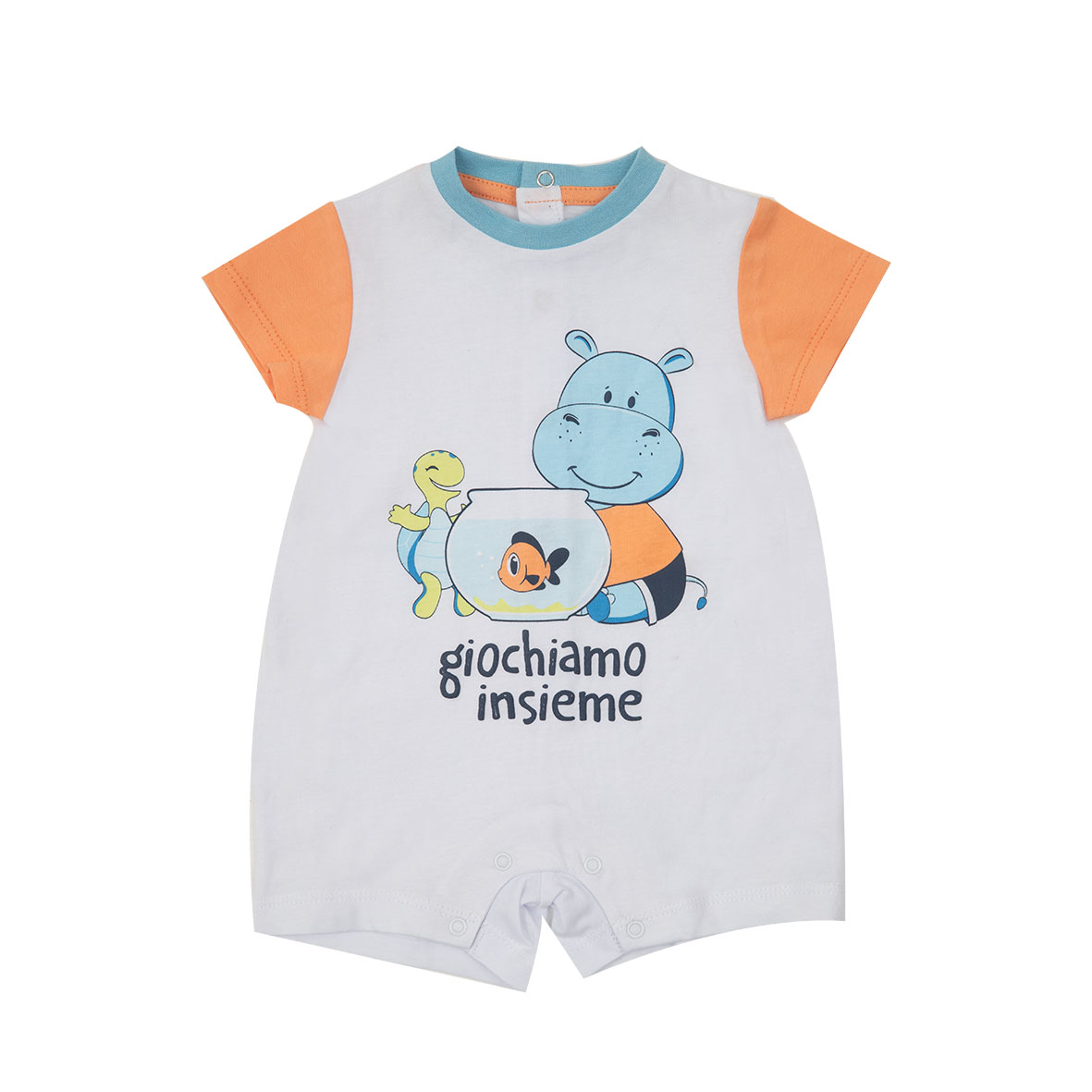 Pagliaccetto neonato hippo