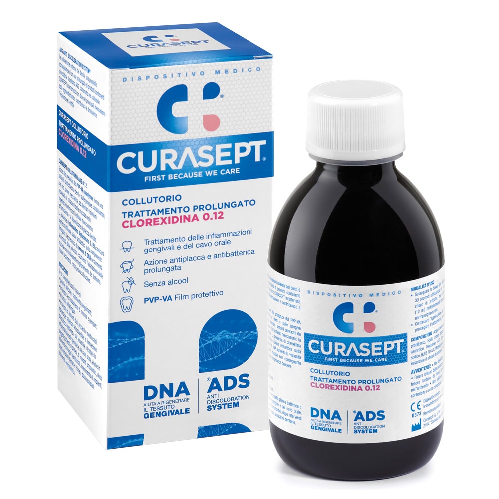 Curasept ADS DNA Collutorio Trattamento Prolungato 0.12 – 200ml