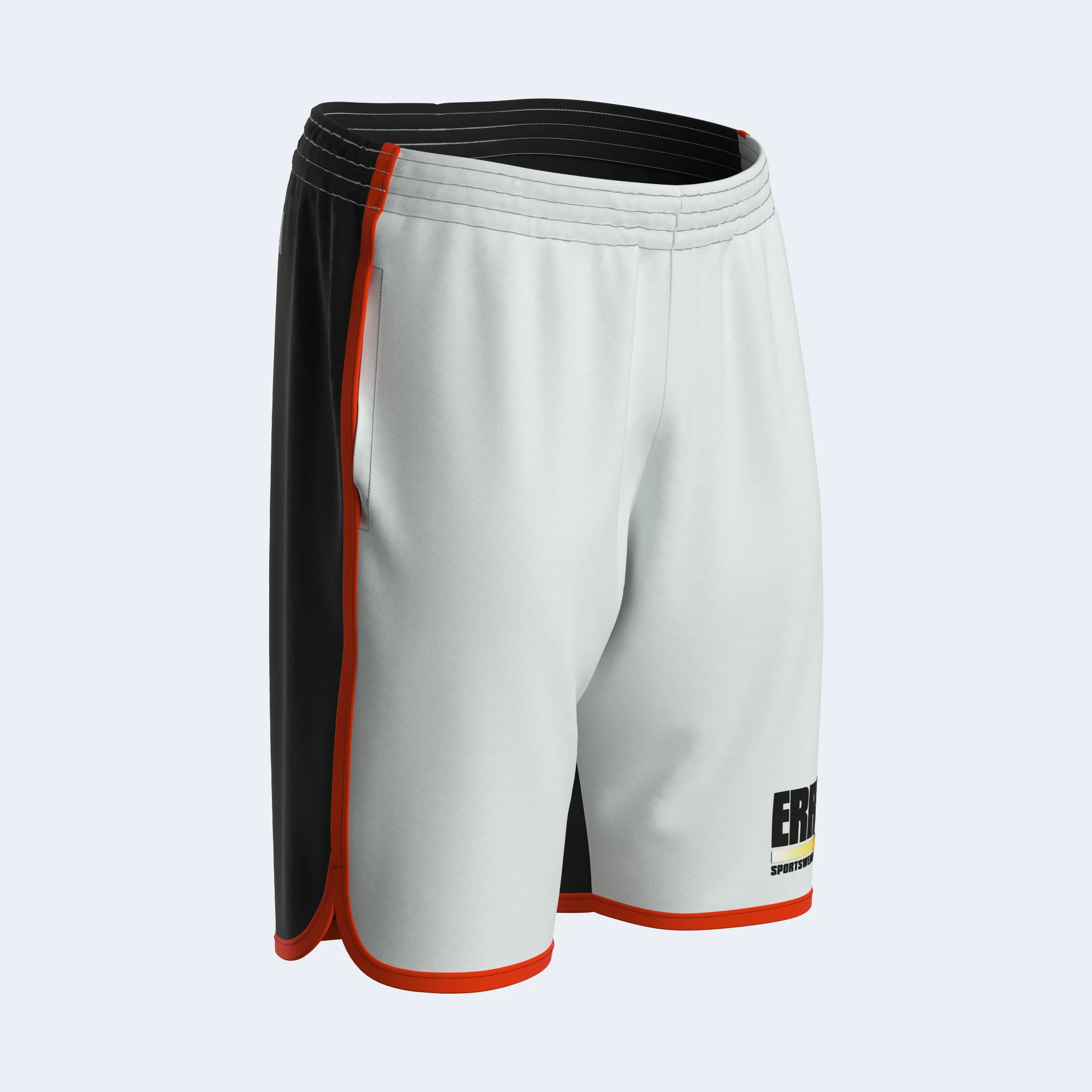 ERREA REPUBLIC GRAPHIC SS23 SHORT GEX 1 MAN 50 AD BIANCO ARANCIO NERO 400 - immagine 2