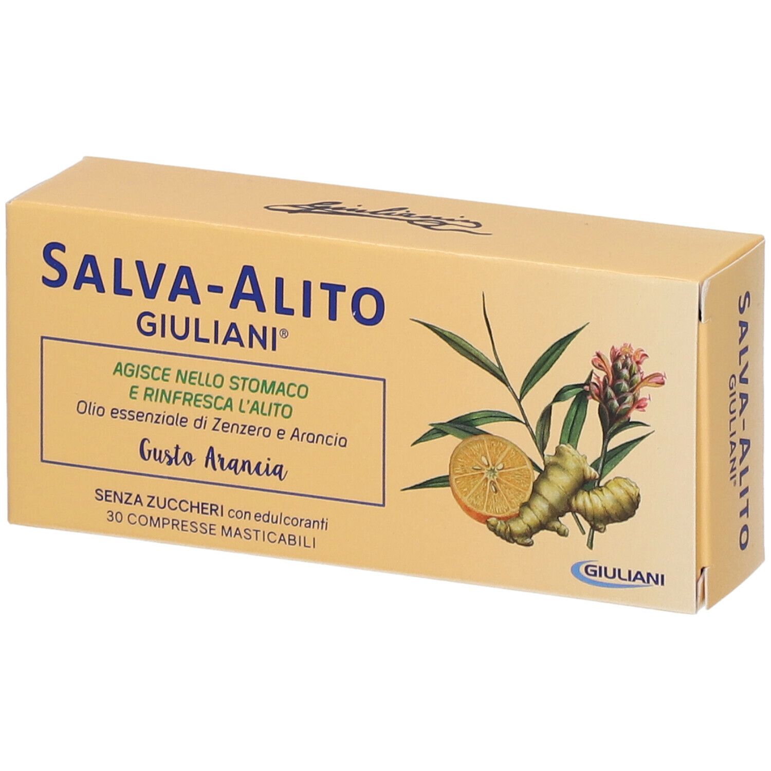 Salva-Alito Giuliani Gusto Arancia – 30 compresse masticabili