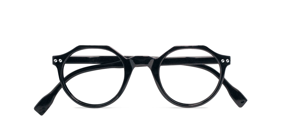 Twins Optical Occhiali da Lettura Johnny D Nero +3,00