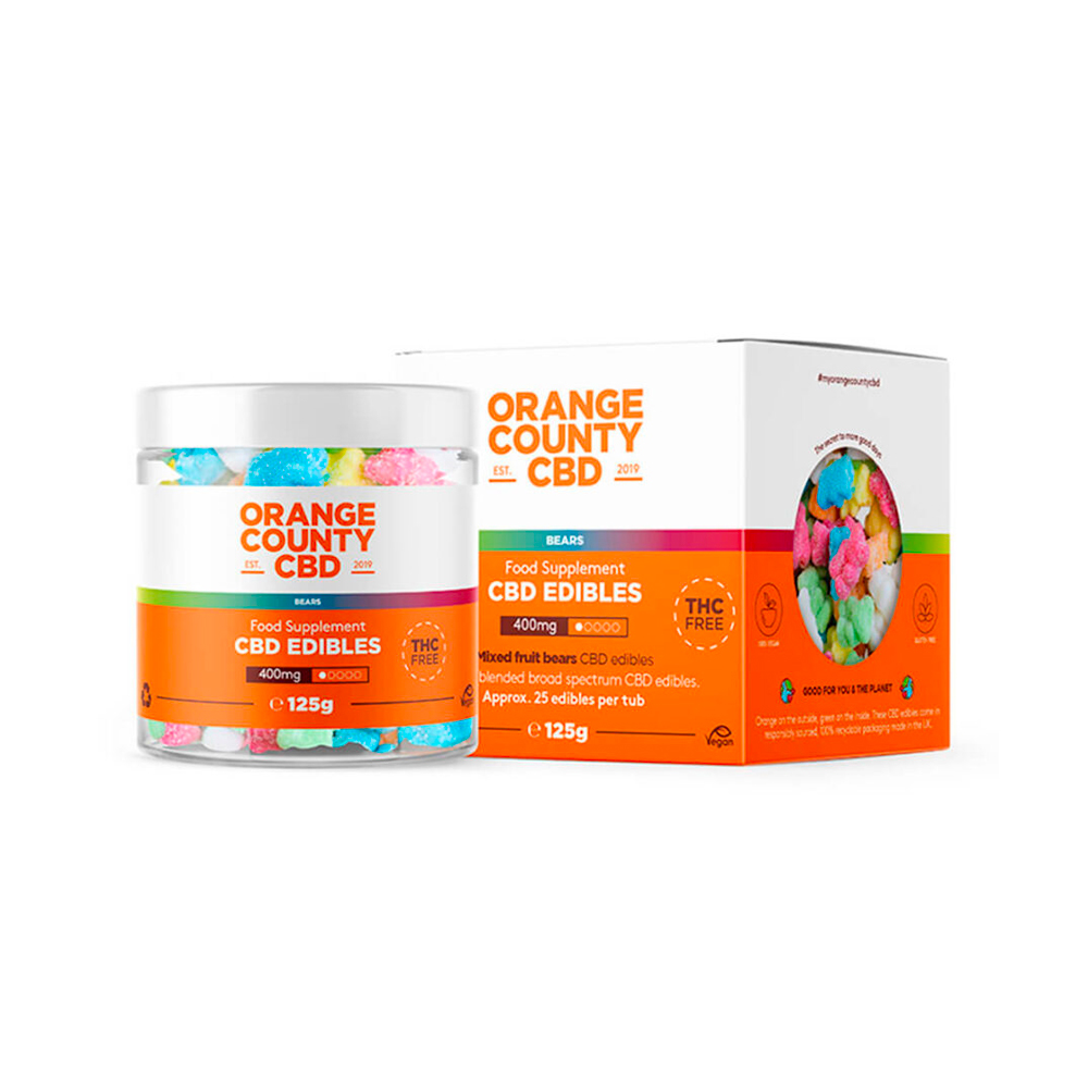 CBD GUMMIES BEARS (SMALL TUB) – Orange County CBD