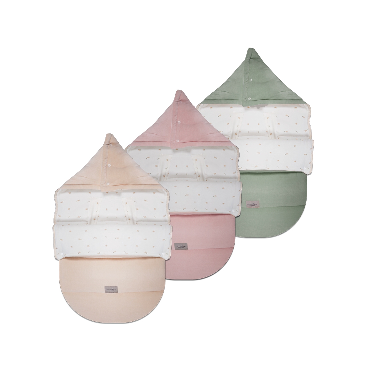 Coccoliamo Sacco Ovetto e Passeggino 2.5 TOG Velvet Salvia - immagine 4