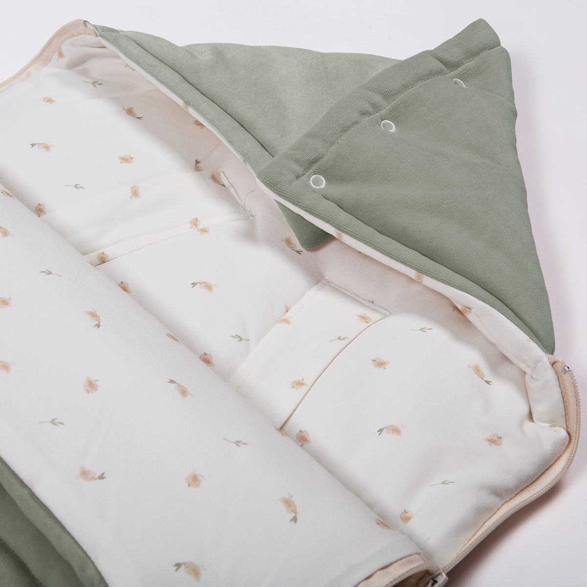 Coccoliamo Sacco Ovetto e Passeggino 2.5 TOG Velvet Salvia - immagine 2